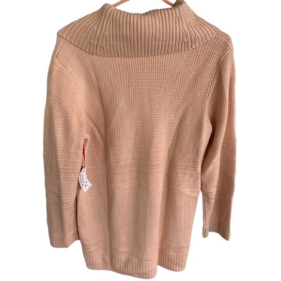 🆕 Calvin Klein Womens Cowl Pullover Sweater Size XL Blush - Picture 3 of 12